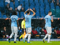 Taty Castellanos of SS Lazio celebrates scoring second goal during the UEFA Europa League 2024/25 League Phase MD2 match between SS Lazio an...