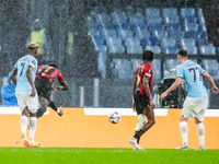 Jeremie Boga of OCG Nice scores first goal during the UEFA Europa League 2024/25 League Phase MD2 match between SS Lazio and OCG NIce at Sta...