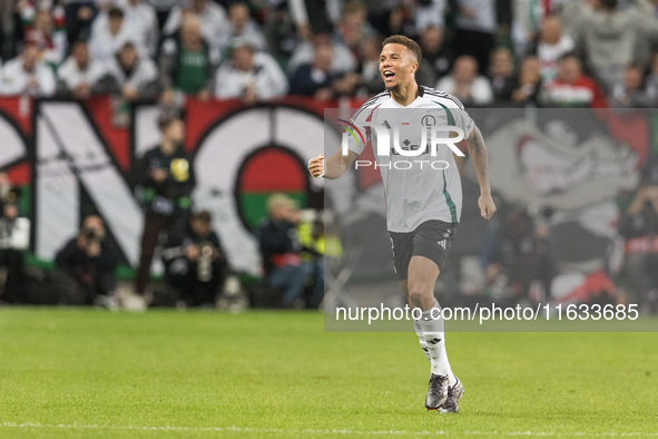 Steve Kapuadi , goal celebration during UEFA Conference League match Legia Warsaw vs Real Betis in Warsaw Poland on 3 October 2024. 