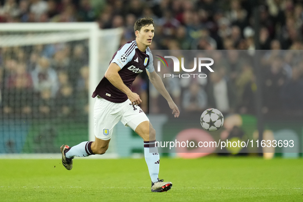 Pau Torres centre-back of Aston Villa and Spain during the UEFA Champions League 2024/25 League Phase MD2 match between Aston Villa FC and F...