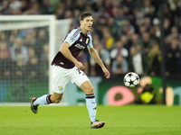 Pau Torres centre-back of Aston Villa and Spain during the UEFA Champions League 2024/25 League Phase MD2 match between Aston Villa FC and F...