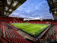 The overview of the stadium during the match between Twente and Fenerbahce at the Grolsch Veste for the UEFA Europa League - League phase -...