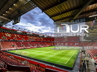 The overview of the stadium during the match between Twente and Fenerbahce at the Grolsch Veste for the UEFA Europa League - League phase -...