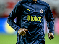 Fenerbahce defender Rodrigo Becao plays during the match between Twente and Fenerbahce at the Grolsch Veste for the UEFA Europa League - Lea...