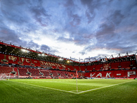 The overview of the stadium during the match between Twente and Fenerbahce at the Grolsch Veste for the UEFA Europa League - League phase -...