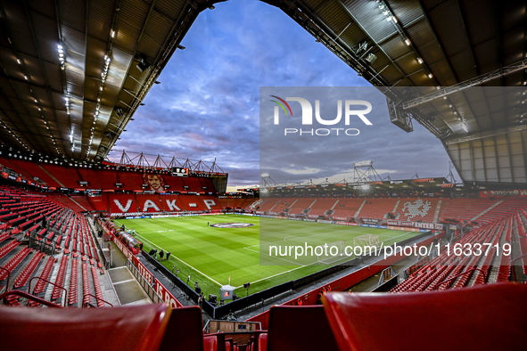 The overview of the stadium during the match between Twente and Fenerbahce at the Grolsch Veste for the UEFA Europa League - League phase -...