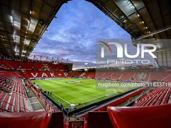 The overview of the stadium during the match between Twente and Fenerbahce at the Grolsch Veste for the UEFA Europa League - League phase -...