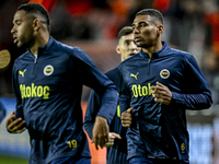 Fenerbahce defender Alexander Djiku plays during the match between Twente and Fenerbahce at the Grolsch Veste for the UEFA Europa League - L...