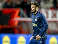 Fenerbahce forward Dusan Tadic plays during the match between Twente and Fenerbahce at the Grolsch Veste for the UEFA Europa League - League...