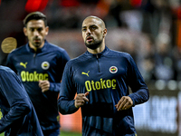 Fenerbahce midfielder Sofyan Amrabat plays during the match between Twente and Fenerbahce at the Grolsch Veste for the UEFA Europa League -...