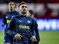 Fenerbahce forward Dusan Tadic plays during the match between Twente and Fenerbahce at the Grolsch Veste for the UEFA Europa League - League...