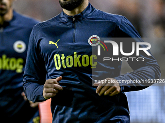 Fenerbahce midfielder Sofyan Amrabat plays during the match between Twente and Fenerbahce at the Grolsch Veste for the UEFA Europa League -...