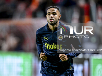 Fenerbahce forward Youssef En-Nesyri plays during the match between Twente and Fenerbahce at the Grolsch Veste for the UEFA Europa League -...