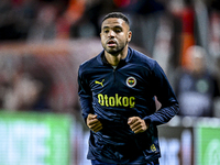 Fenerbahce forward Youssef En-Nesyri plays during the match between Twente and Fenerbahce at the Grolsch Veste for the UEFA Europa League -...