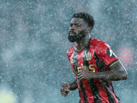 Jeremie Boga of OGC Nice looks on during the UEFA Europa League 2024/25 League Phase MD2 match between SS Lazio and OGC Nice at Stadio Olimp...