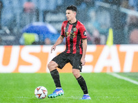 Tom Louchet of OGC Nice during the UEFA Europa League 2024/25 League Phase MD2 match between SS Lazio and OGC Nice at Stadio Olimpico on Oct...