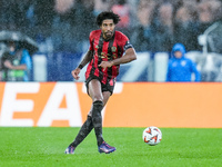 Dante of OGC Nice during the UEFA Europa League 2024/25 League Phase MD2 match between SS Lazio and OGC Nice at Stadio Olimpico on October 0...