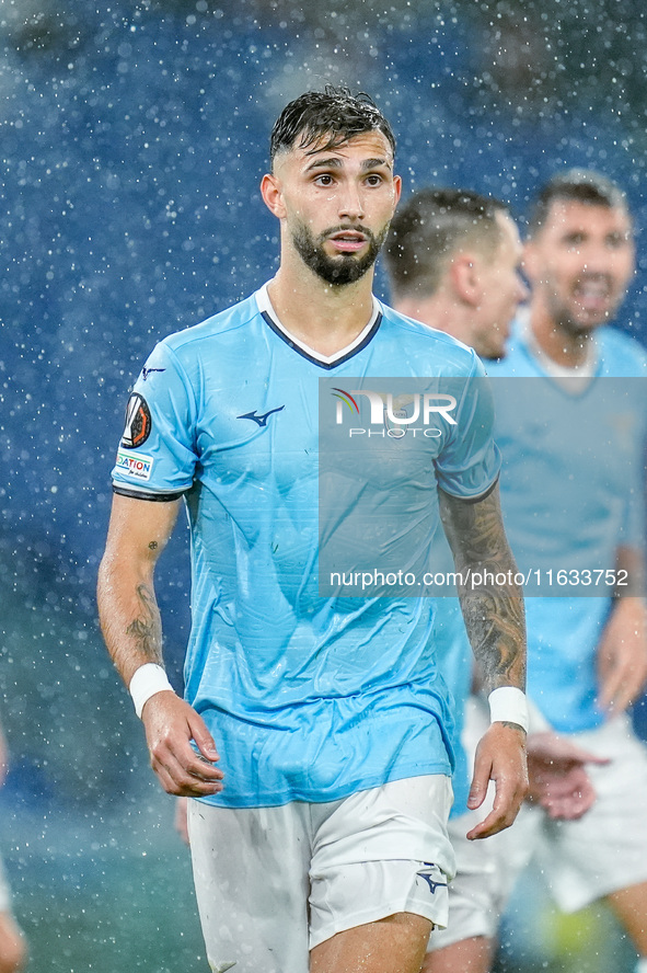 Taty Castellanos of SS Lazio looks on during the UEFA Europa League 2024/25 League Phase MD2 match between SS Lazio and OGC Nice at Stadio O...