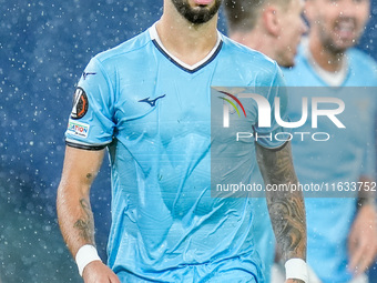 Taty Castellanos of SS Lazio looks on during the UEFA Europa League 2024/25 League Phase MD2 match between SS Lazio and OGC Nice at Stadio O...