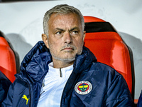 Fenerbahce trainer Jose Mourinho is present during the match between Twente and Fenerbahce at the Grolsch Veste for the UEFA Europa League -...