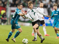 Romain Perraud , Mark Gual  during UEFA Conference League match Legia Warsaw vs Real Betis in Warsaw Poland on 3 October 2024. (