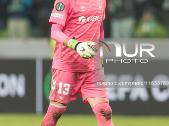 Adrian  during UEFA Conference League match Legia Warsaw vs Real Betis in Warsaw Poland on 3 October 2024. (