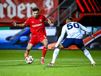 FC Twente forward Mitchell van Bergen plays during the match between Twente and Fenerbahce at the Grolsch Veste for the UEFA Europa League -...