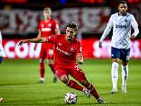 FC Twente defender Bart van Rooij plays during the match between Twente and Fenerbahce at the Grolsch Veste for the UEFA Europa League - Lea...