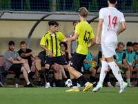 Arez Goshnaw of Honka is in action during the UEFA Youth League soccer match between Valletta and Honka at the Centenary Stadium in Ta' Qali...