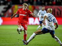 FC Twente midfielder Sem Steijn plays during the match between Twente and Fenerbahce at the Grolsch Veste for the UEFA Europa League - Leagu...