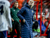 Fenerbahce trainer Jose Mourinho is present during the match between Twente and Fenerbahce at the Grolsch Veste for the UEFA Europa League -...