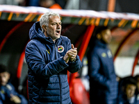 Fenerbahce trainer Jose Mourinho is present during the match between Twente and Fenerbahce at the Grolsch Veste for the UEFA Europa League -...