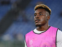 Fisayo Dele-Bashiru of S.S. Lazio plays during the UEFA Europa League 2024/25 League Phase MD2 match between S.S. Lazio and O.G.C. Nice at O...