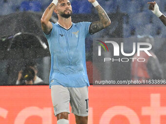 Valentin Castellanos of S.S. Lazio celebrates after scoring the goal of 2-0 during the UEFA Europa League 2024/25 League Phase MD2 match bet...