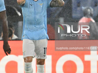 Valentin Castellanos of S.S. Lazio celebrates after scoring the goal of 2-0 during the UEFA Europa League 2024/25 League Phase MD2 match bet...