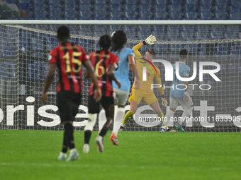 Valentin Castellanos of S.S. Lazio scores the goal for 2-0 during the UEFA Europa League 2024/25 League Phase MD2 match between S.S. Lazio a...