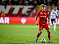 FC Twente midfielder Sem Steijn plays during the match between Twente and Fenerbahce at the Grolsch Veste for the UEFA Europa League - Leagu...