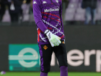 David De Gea of ACF Fiorentina warming up before the match between the Conference League match between ACF Fiorentina and The New Saints, on...