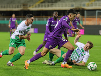 Fabiano Parisi of ACF Fiorentina controls the ball during the Conference League match between ACF Fiorentina and The New Saints, on October...