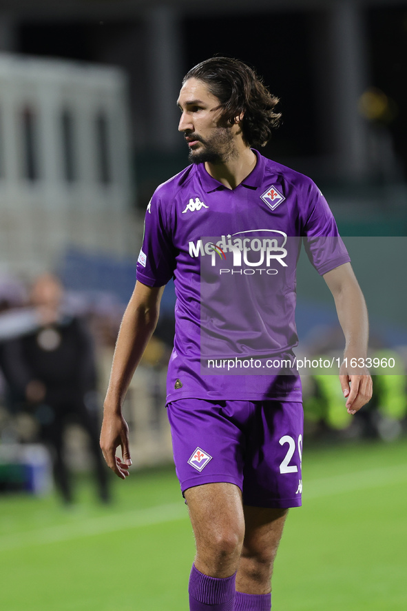 Yacine Adli of ACF Fiorentina during the Conference League match between ACF Fiorentina and The New Saints, on October 3 , 2024 at Stadium A...