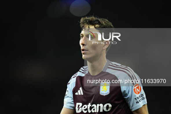 Pau Torres centre-back of Aston Villa and Spain during the UEFA Champions League 2024/25 League Phase MD2 match between Aston Villa FC and F...