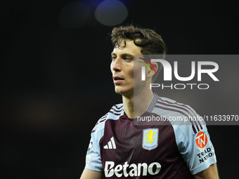 Pau Torres centre-back of Aston Villa and Spain during the UEFA Champions League 2024/25 League Phase MD2 match between Aston Villa FC and F...