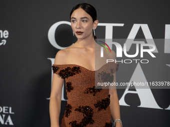 Matilda De Angelis attends the ''Citadel: Diana'' premiere at The Space Cinema Moderno in Rome, Italy, on October 3, 2024. (