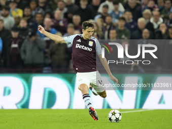 Pau Torres centre-back of Aston Villa and Spain during the UEFA Champions League 2024/25 League Phase MD2 match between Aston Villa FC and F...