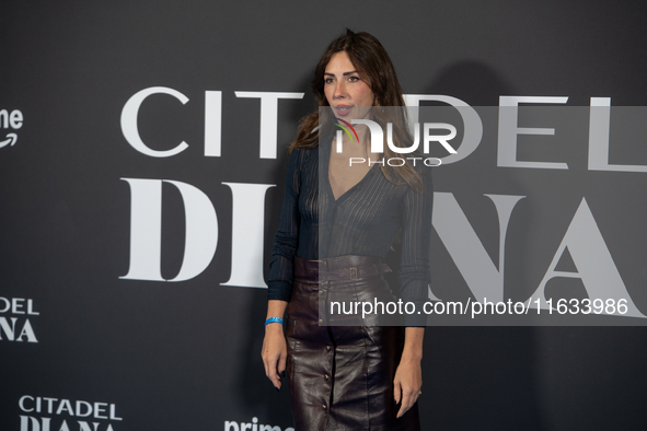 Thony attends the ''Citadel: Diana'' premiere at The Space Cinema Moderno in Rome, Italy, on October 3, 2024. 