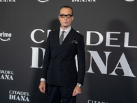 Maurizio Lombardi attends the ''Citadel: Diana'' premiere at The Space Cinema Moderno in Rome, Italy, on October 3, 2024. (