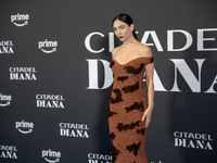 Matilda De Angelis attends the ''Citadel: Diana'' premiere at The Space Cinema Moderno in Rome, Italy, on October 3, 2024. (