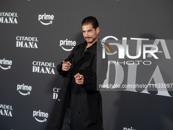 Giancarlo Commare attends the ''Citadel: Diana'' premiere at The Space Cinema Moderno in Rome, Italy, on October 3, 2024. (