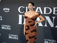 Matilda De Angelis attends the ''Citadel: Diana'' premiere at The Space Cinema Moderno in Rome, Italy, on October 3, 2024. (