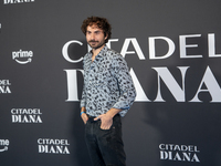 Mario Scerbo attends the ''Citadel: Diana'' premiere at The Space Cinema Moderno in Rome, Italy, on October 3, 2024. (